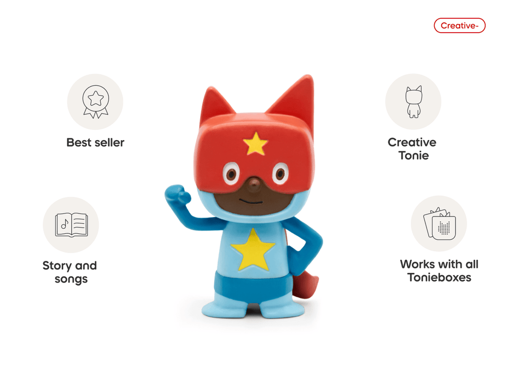 Blue & Red Superhero Creative-Tonie