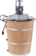 6 qt Country Ice Cream Maker Classic Wooden Tub Country Electric Motor