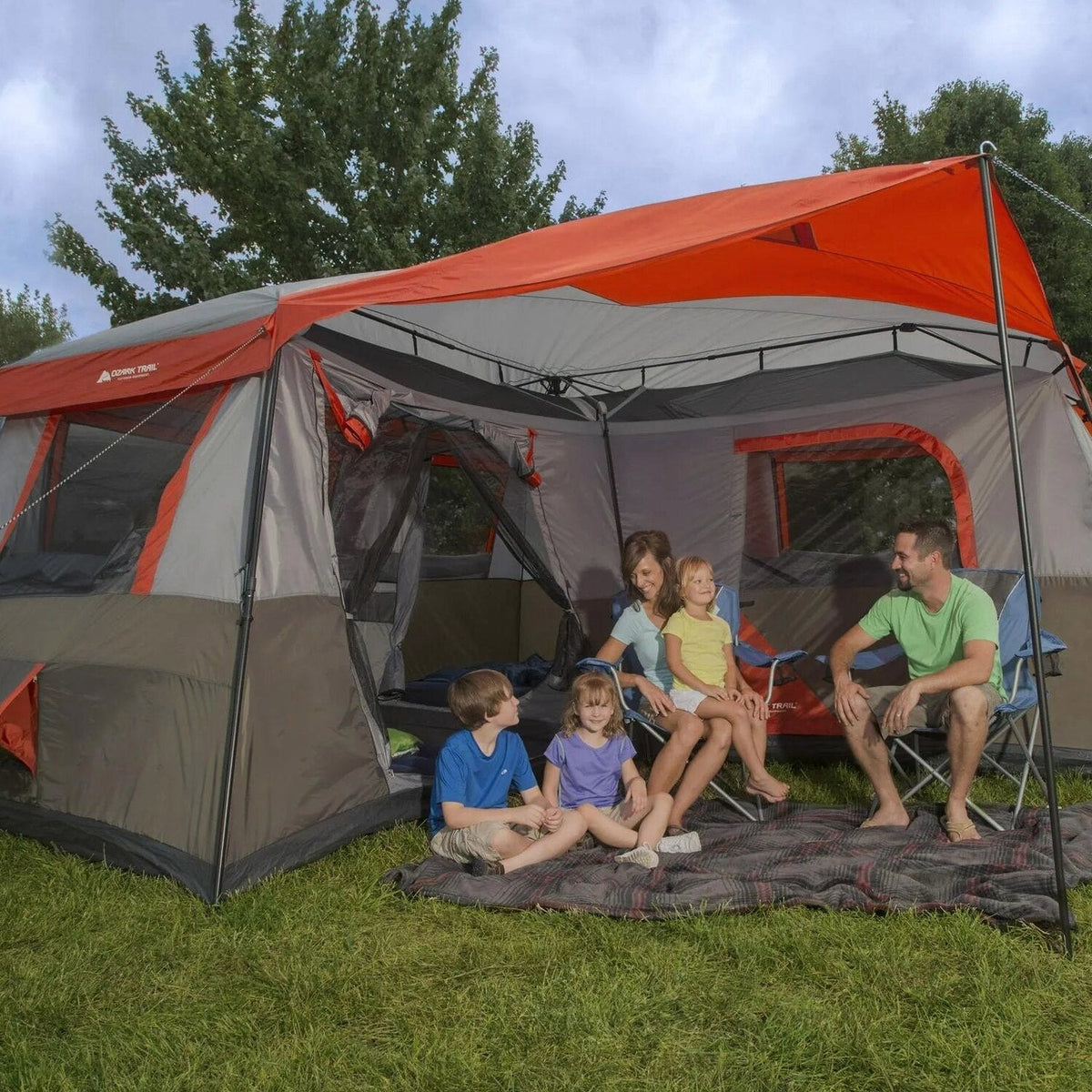Instant Cabin Tent, Sleeps 12