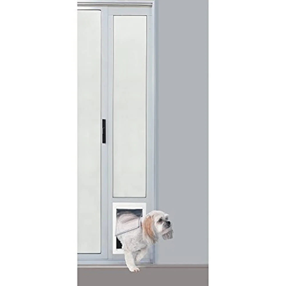 Ideal Pet Glass Pet Door, Aluminum, 77.6 in. H X 11.5 in. W