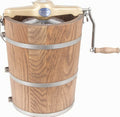 6 qt Country Ice Cream Maker – Classic Wooden Tub – Hand Crank