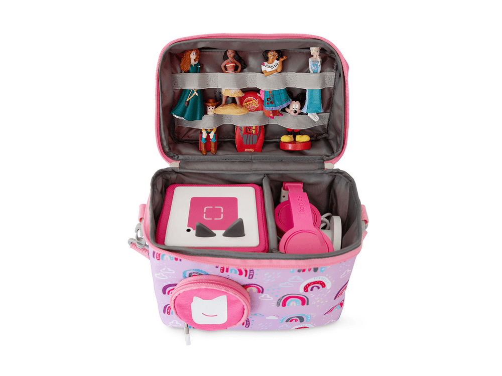 Listen & Go Bag for Toniebox - Pink Over The Rainbow