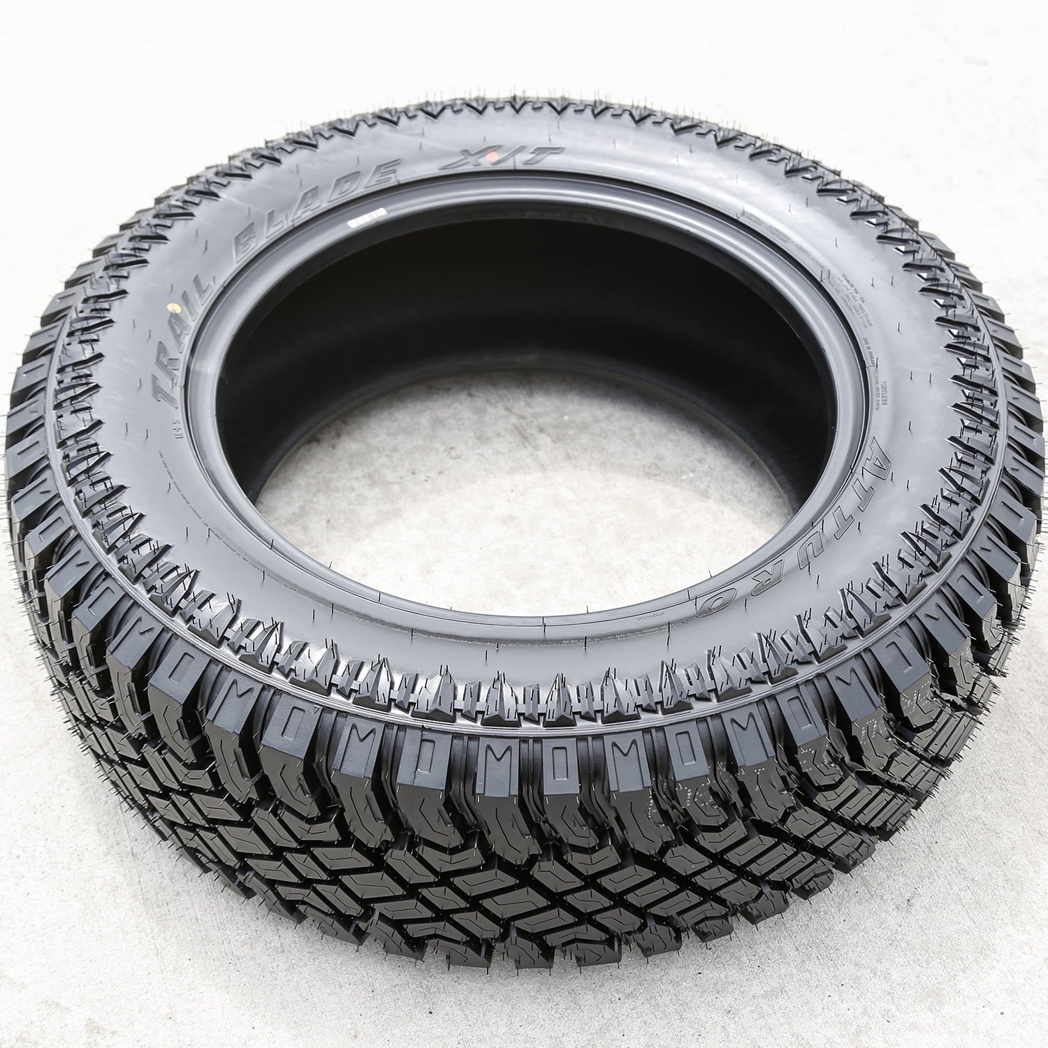 One set of 4 (four) X/T LT 295/60R20 126/123R E (10 ply) ATA /T all-terrain tires