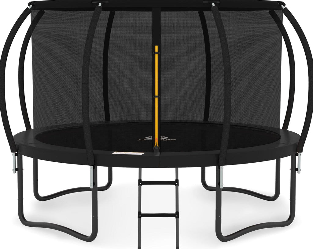 JUMPZYLLA 8FT Trampoline Outdoor with Enclosure for Kids