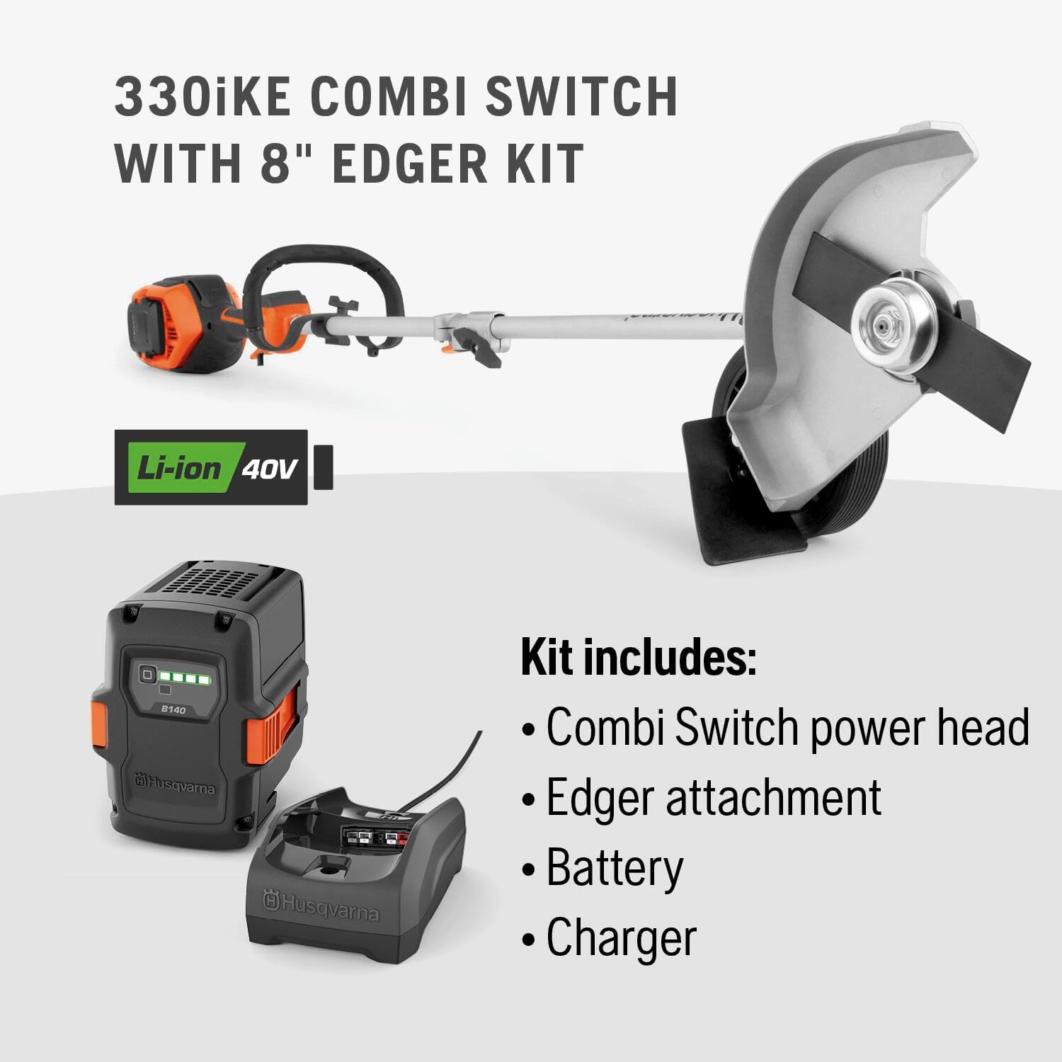 330iKE Battery Edger, Orange