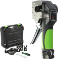 Electric Flaring Tool Kit, 1/4" - 3/4" Copper Flaring Tool Flare Gauge, 5 SAE Sizes Clamps 45° Eccentric Type Flare 2200 mAh