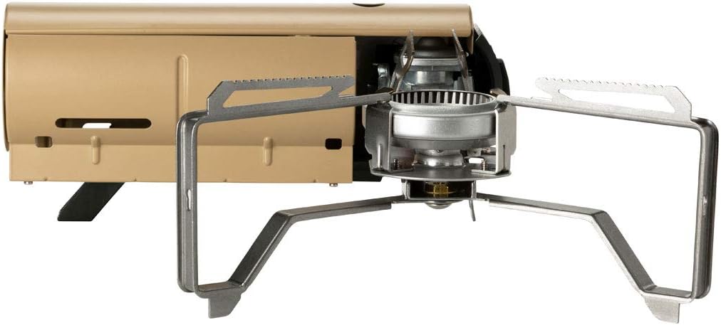 Home & Camp Burner - Portable Burner for Camping & At-Home Use - Durable & Compact Camping Essentials - Khaki