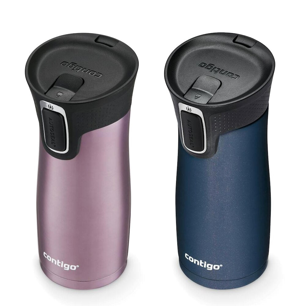 Contigo® West Loop Stainless Steel Travel Mug with AUTOSEAL® Lid, 16 oz - Vervain &amp; Midnight Berry