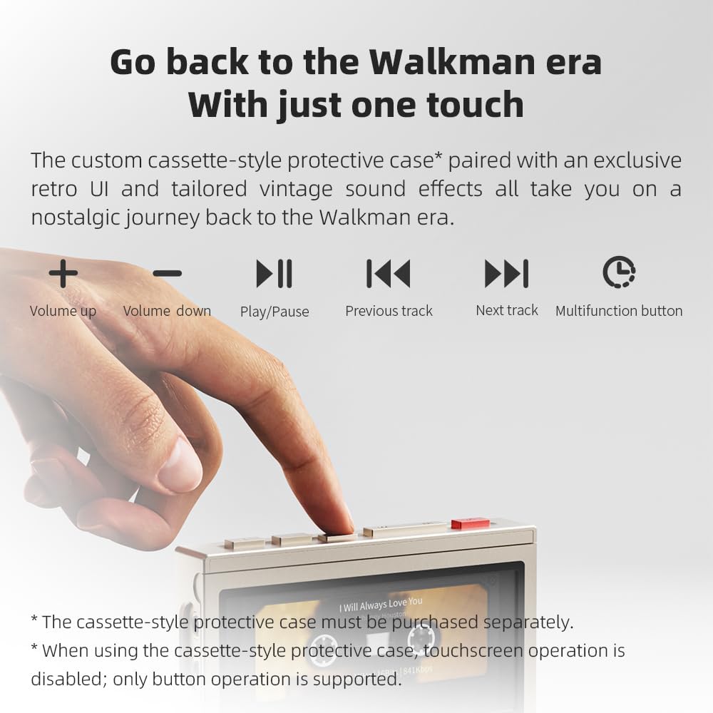 FiiO M21 Android 13 Hi-Res Music Player, Snapdragon 680, Blue-Black