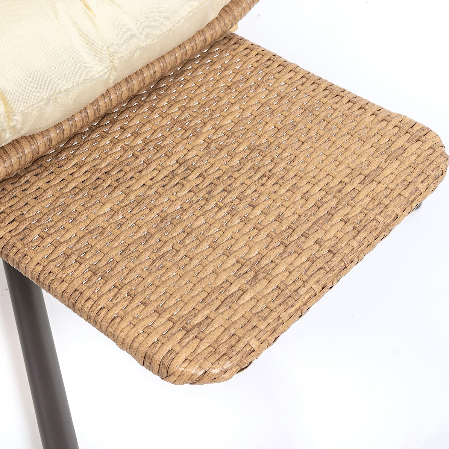 Yechen Indoor Outdoor Egg Hanging Chair with Stand, Patio Wicker Swing Egg Chair Indoor Swinging Chair Outdoor Hammock Egg Chair 350lbs Capacity for Patio Bedroom Balcony, Charcoal Grey (EG-001)