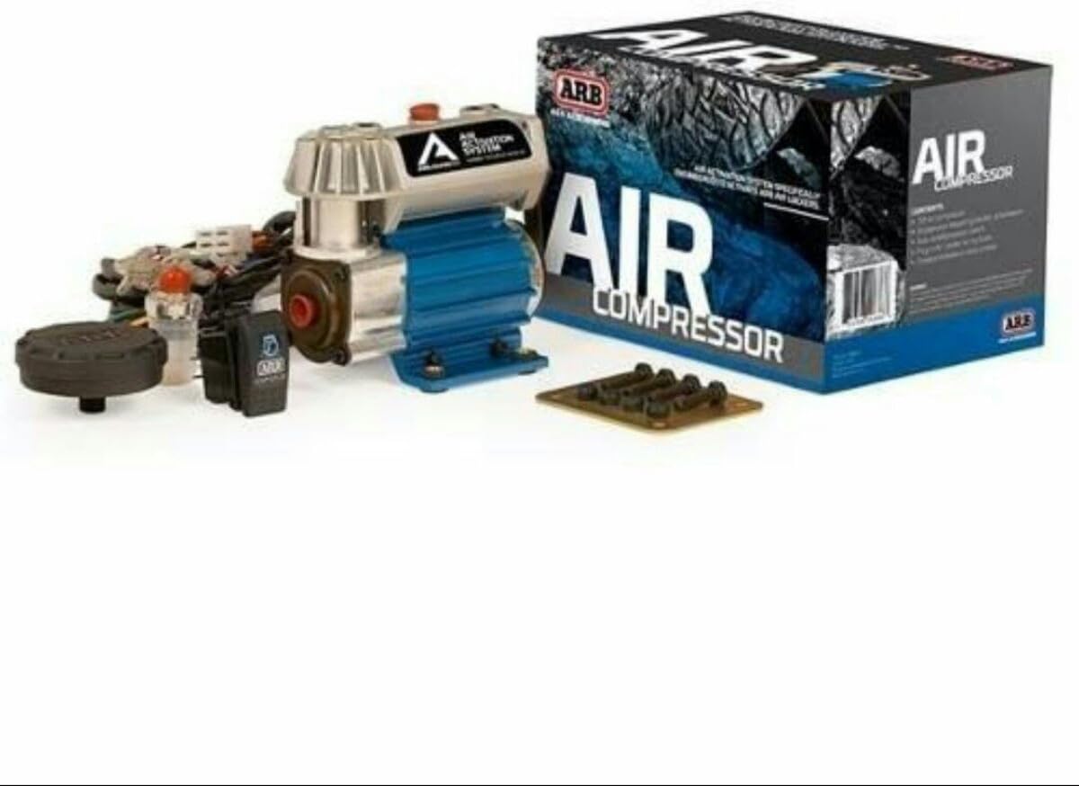 '12V' On-Board Twin High Performance Air Compressor, Ideal for Air Lockers Locking Differentials, Tire Inflator, Air Horn, Air Tools and Pneumatic Tools.