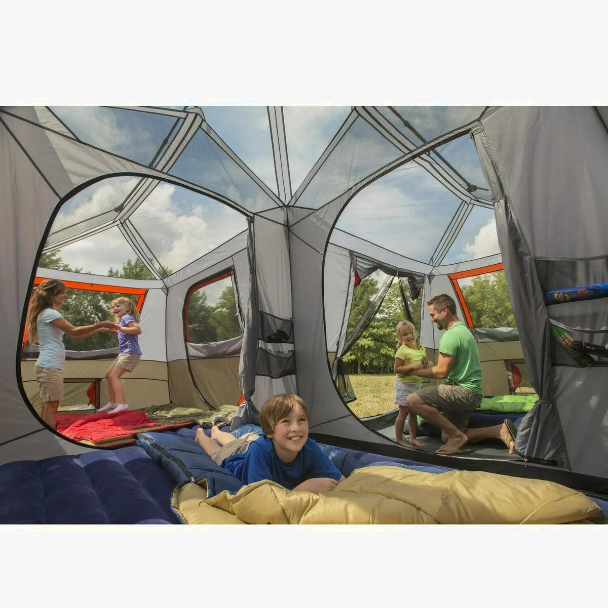 Instant Cabin Tent, Sleeps 12