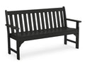 5′ Vineyard Outdoor Bench, in Black