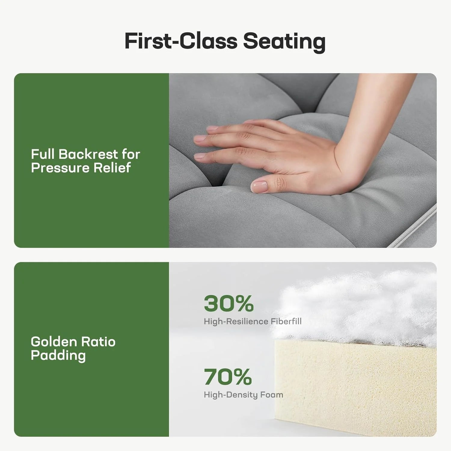 Sofa Bed 3-in-1 Convertible Sleeper Sofa