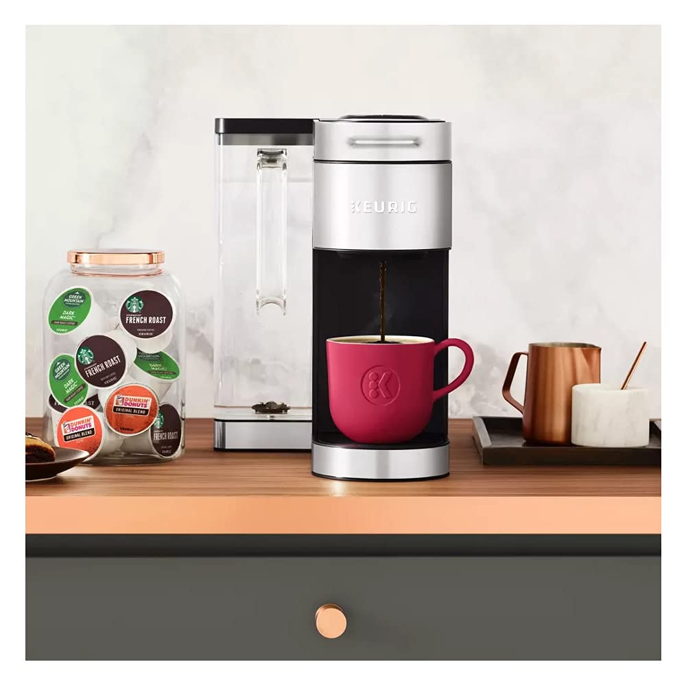 Keurig K Supreme Plus C Single Serve Coffee Maker with Multi stream Technology Incudes 15 K Cup Pods, Water Filter Handle, My K Cupu00ae Universal Reusable Coffee Filter