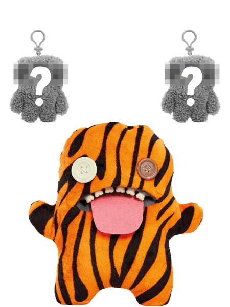 Monster: Oogah Boogah Tiger &amp; Keyring Pack
