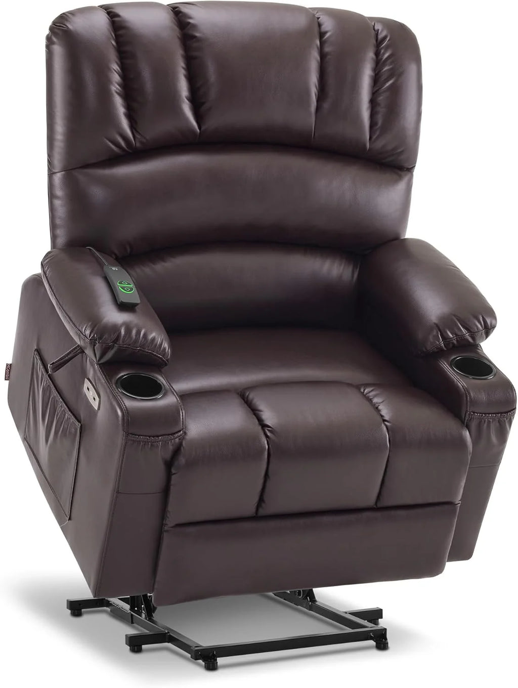 Heated Lift Recliner for Seniors with USB & Cup Holders