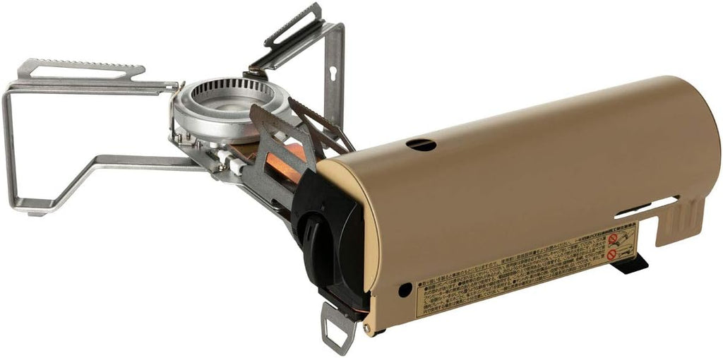 Home & Camp Burner - Portable Burner for Camping & At-Home Use - Durable & Compact Camping Essentials - Khaki