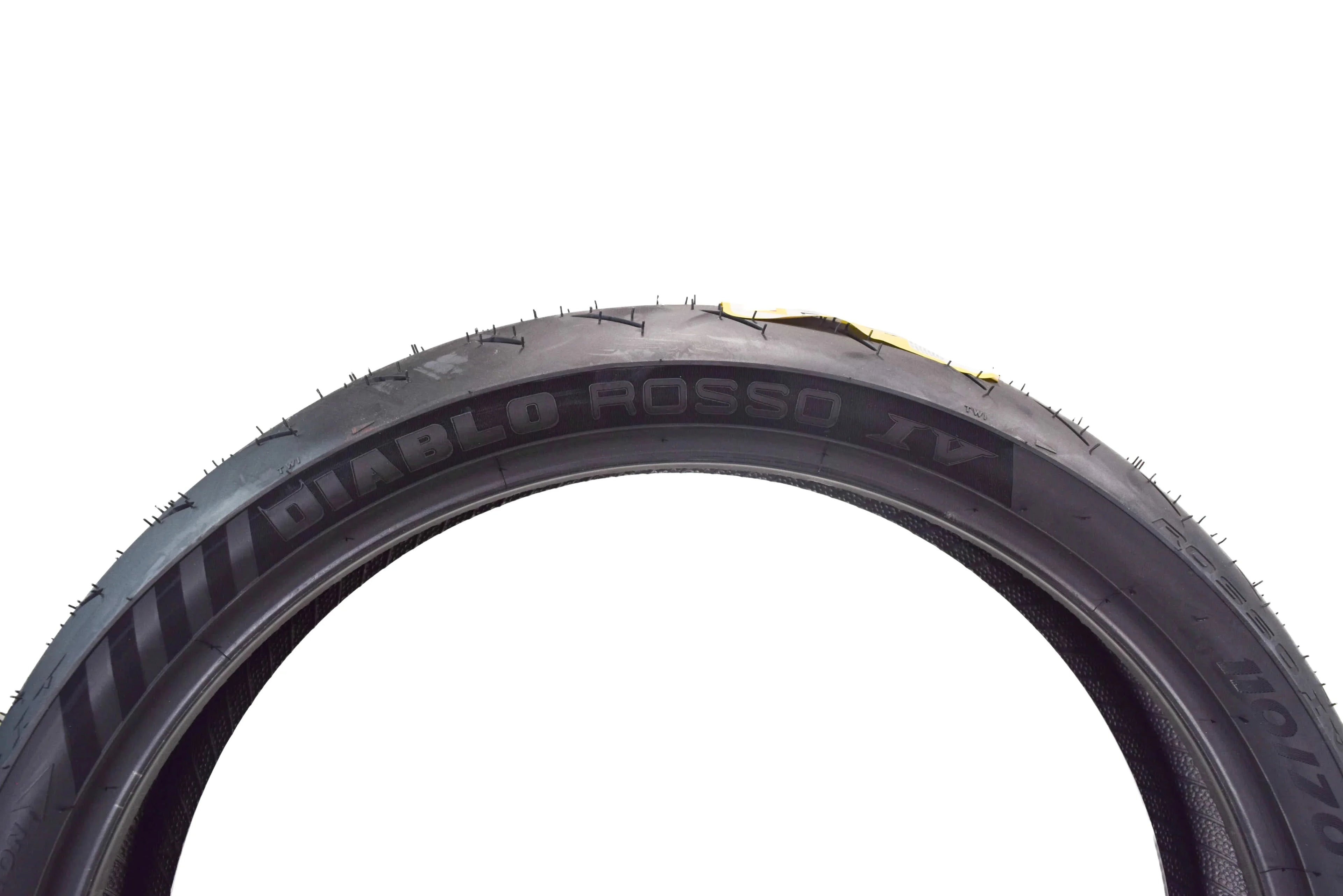 Pirelli Diablo Rosso IV Motorcycle Tires Set Front 110/70ZR17 & Rear 190/55ZR17 with Bonus Keychain