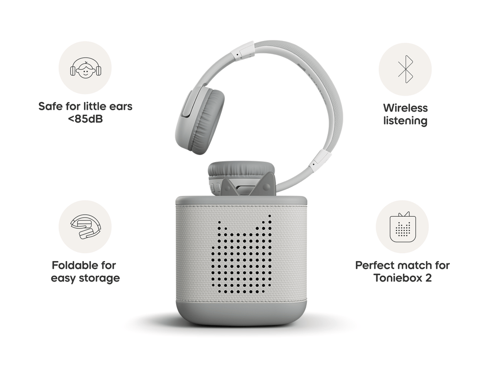 Bluetooth Headphones: Moon Gray