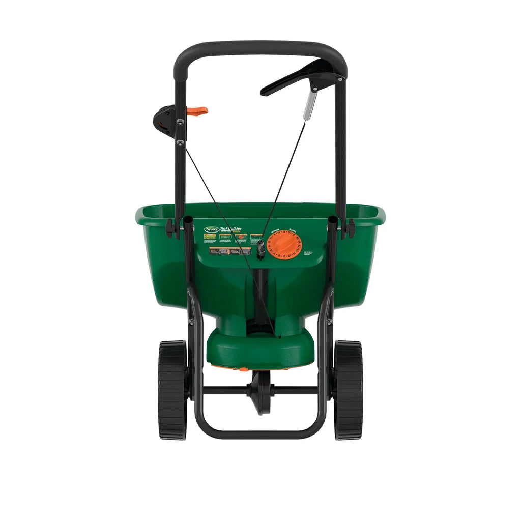 Turf Builder EdgeGuard DLX Broadcast Spreader 15,000 sq. ft.
