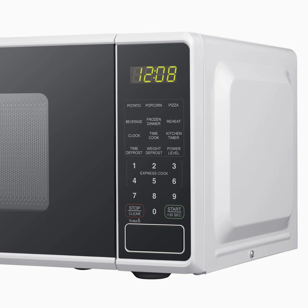 Mainstays 0.7 cu. ft. Countertop Microwave Oven, 700 Watts, White, New