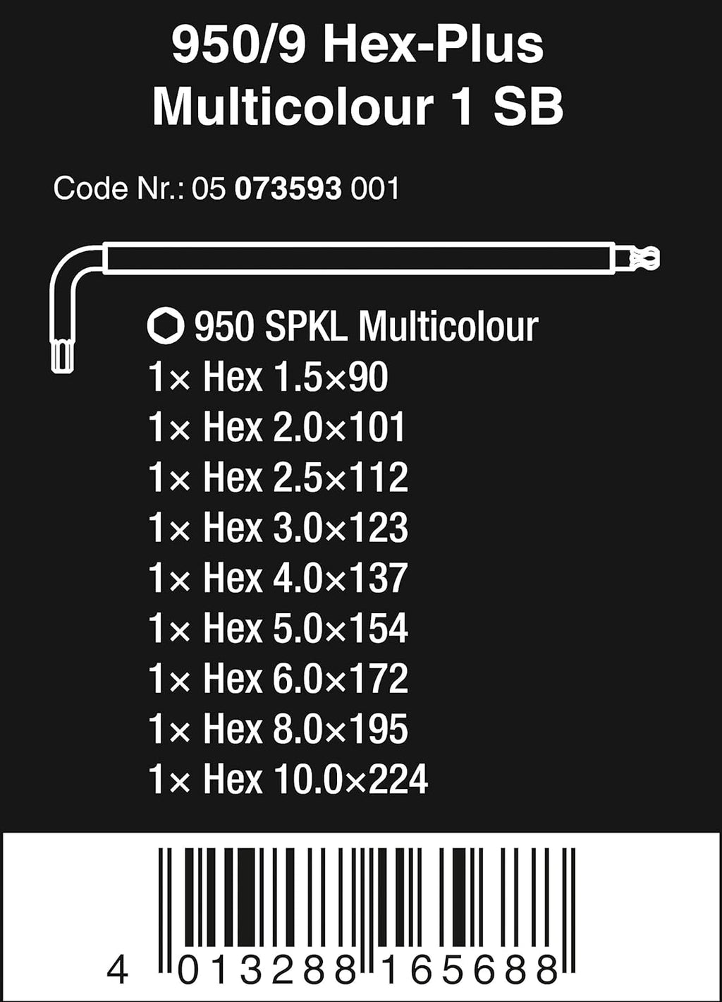 5003594001 8100 SB 2 Zyklop 3/8" Metric Ratchet Set ( Piece of 43)