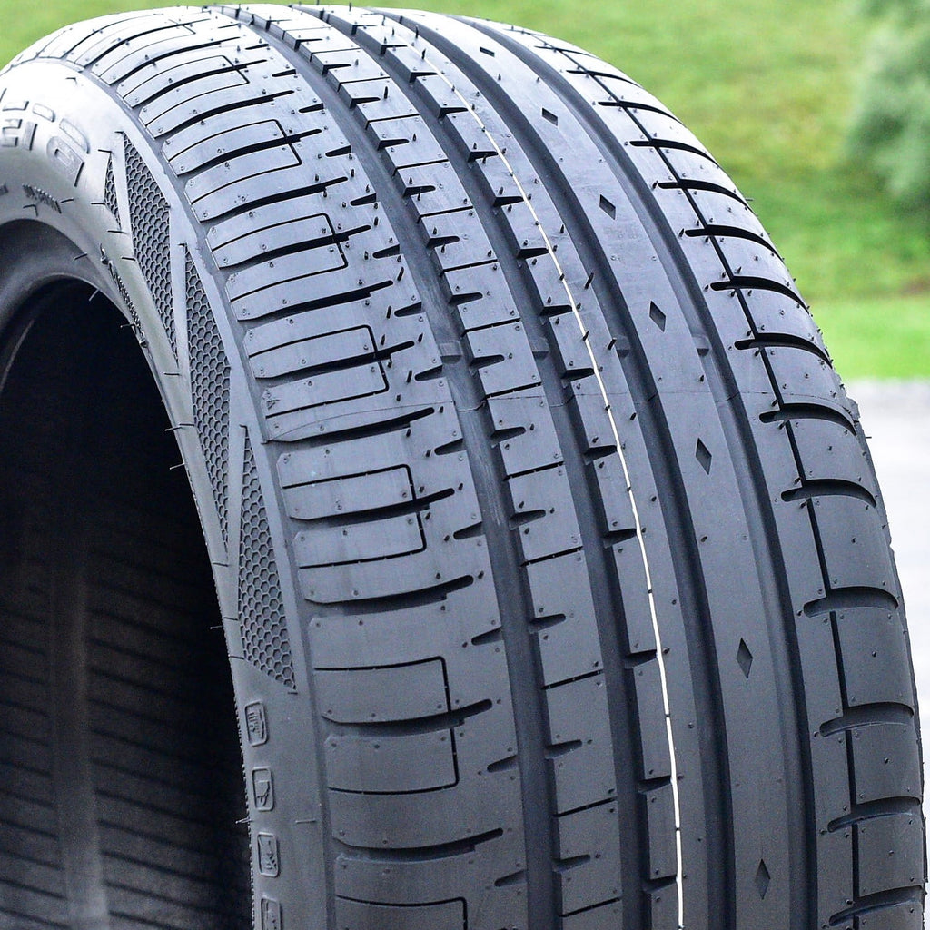 A set of four (four) 245/40R20 ZR 99Y XL A/S performance tires are available for: 2014-16 Chevrolet Impala LTZ, 2017-18 Chevrolet Impala LT