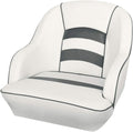 Bucket Pontoon Boat Seat (White/Blue)