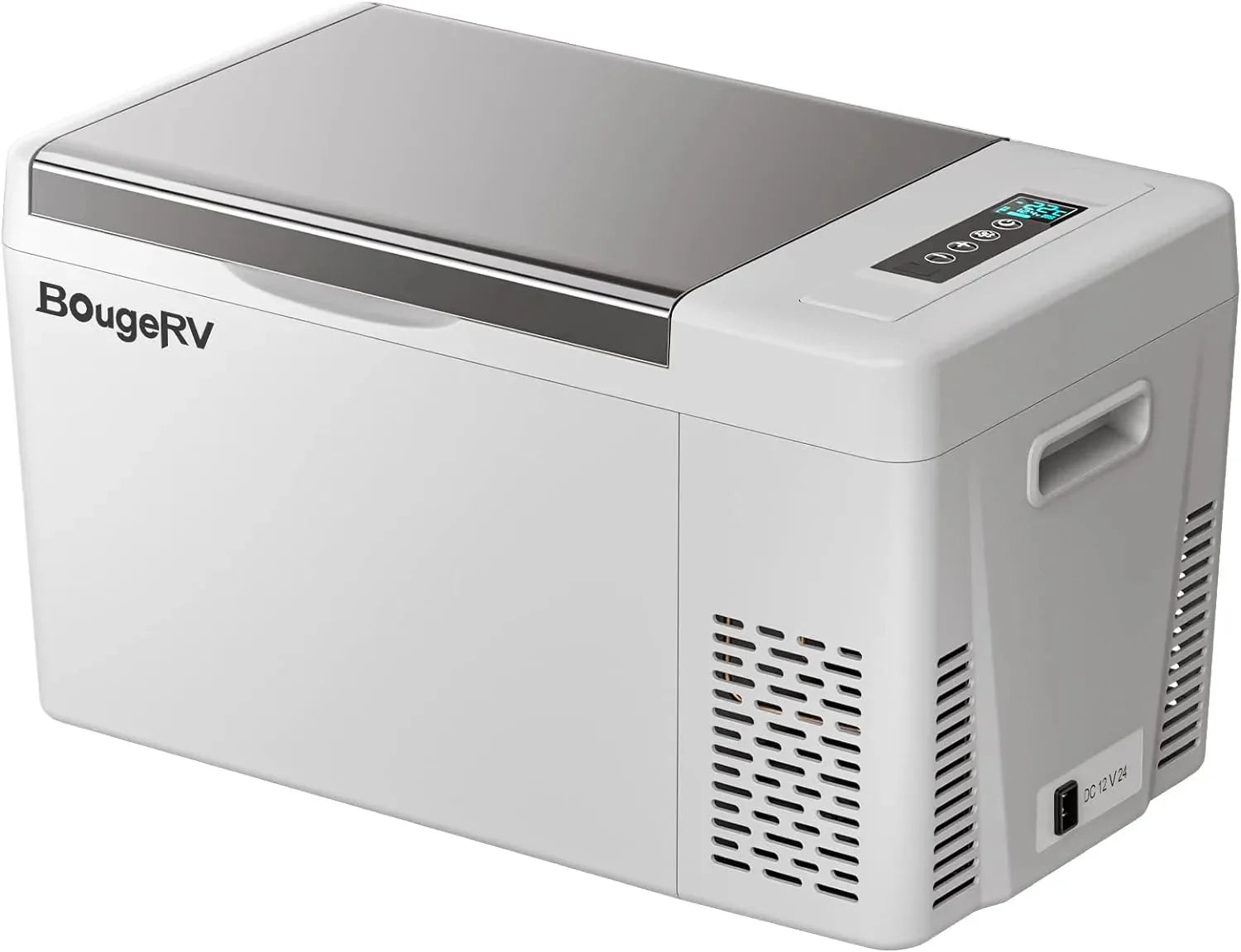 12 Volt Refrigerator 12V Car Fridge 23 Quart Portable Freezer Compressor Cooler 12/24V DC 110~240 Volt AC for Truck Van RV Camper SUV Travel Camping Road Trips Tailgating -7℉~50℉