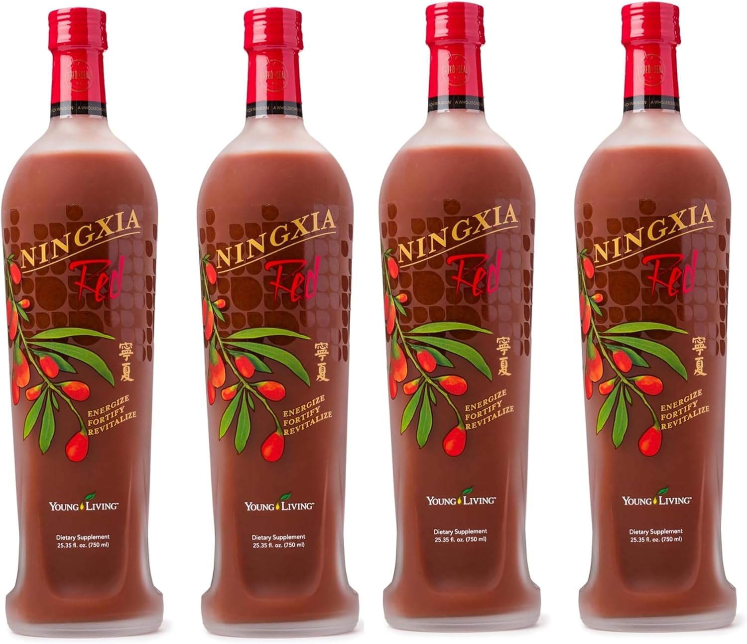 Young Living NingXia Red Antioxidant Drink 750ml 6-Pack - Wellness Support Beverage