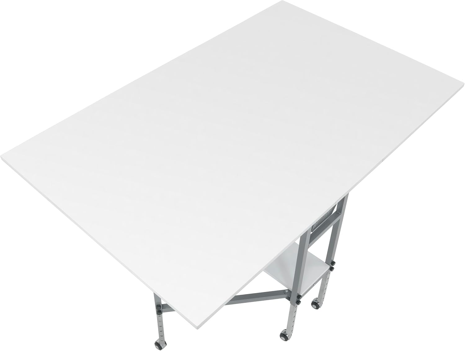 Sew Ready Hobby Cutting Table, 58.75"x36.5", White/Silver