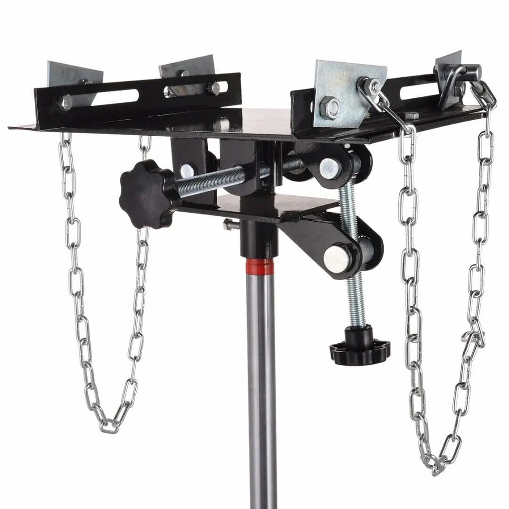 Hydraulic Car Transmission Jack Vertical Lift,1660 Pounds,360Rotating Wheel Lift,Red