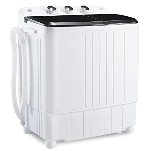 HABUTWAY Portable Washing Machine 17.6Lbs Capacity Washer and Dryer Combo