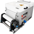A3 Economic Automatic DTF Powder Shaker and Dryer Machine 13.4in (340mm), Automatic Powder Shaking Machine with 4 Lamps for Even Heating for DTF Printing on T-Shirts Clothes