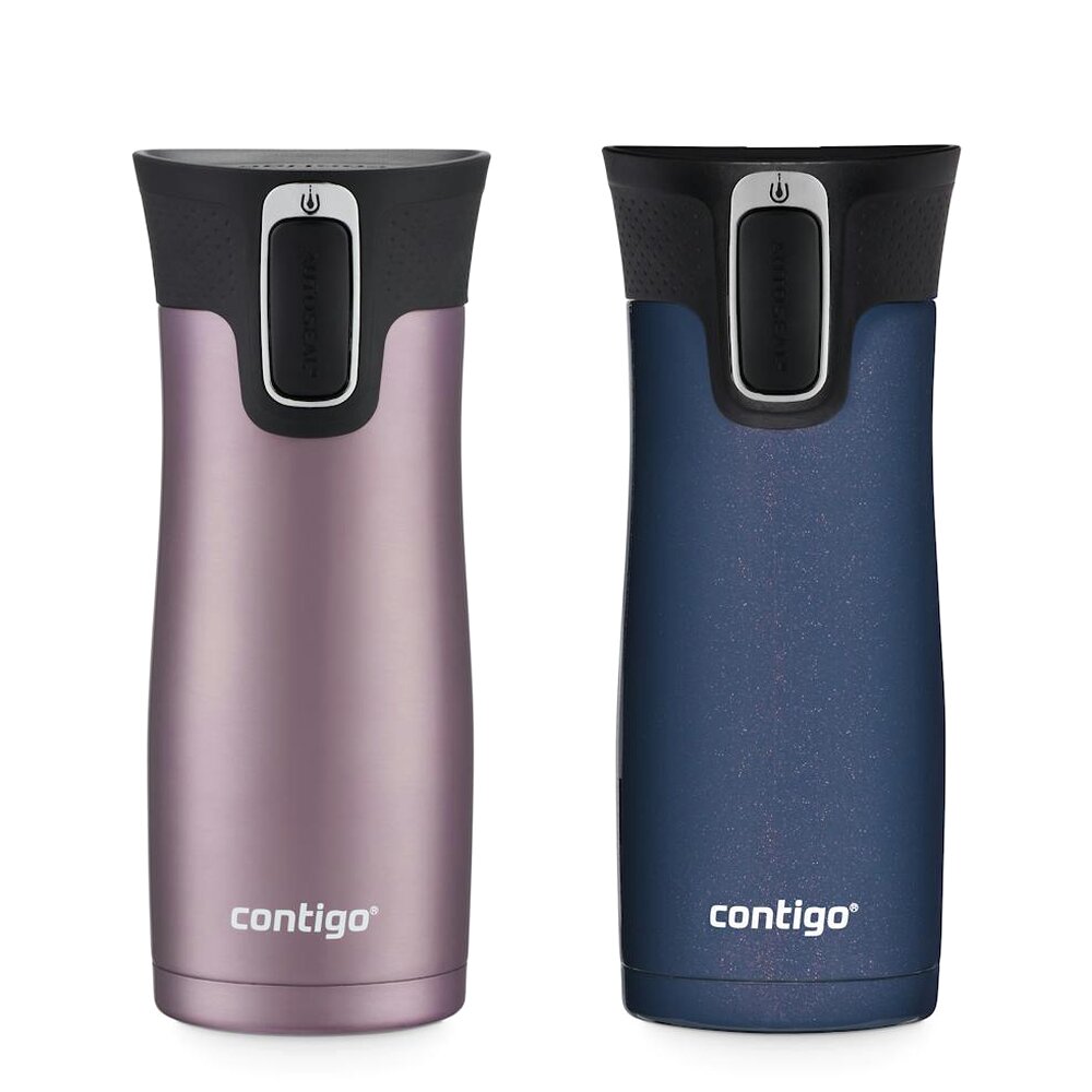 Contigo® West Loop Stainless Steel Travel Mug with AUTOSEAL® Lid, 16 oz - Vervain &amp; Midnight Berry