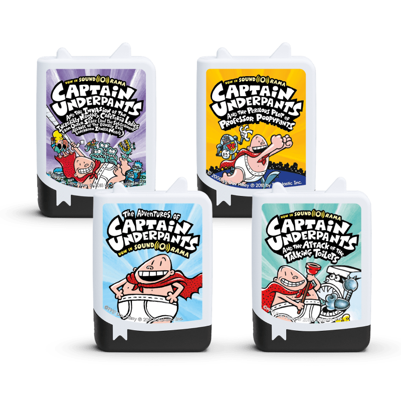 Captain Underpants Audiobook Tonies - 4 Pack