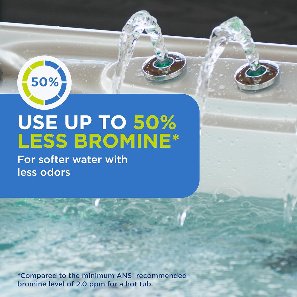 FROG Serene Replacement Mineral and Bromine Cartridge Kit for use with Hot Tub FROG Serene Floating Sanitizing System - Prefilled for Quick & Easy Hot Tub Maintenance - 4 Month Bundle