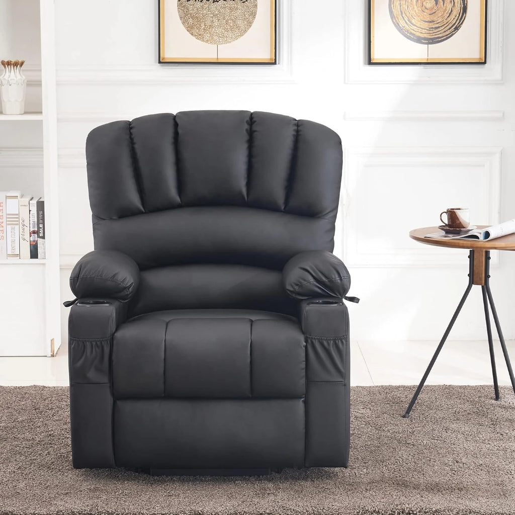Heated Lift Recliner for Seniors with USB & Cup Holders