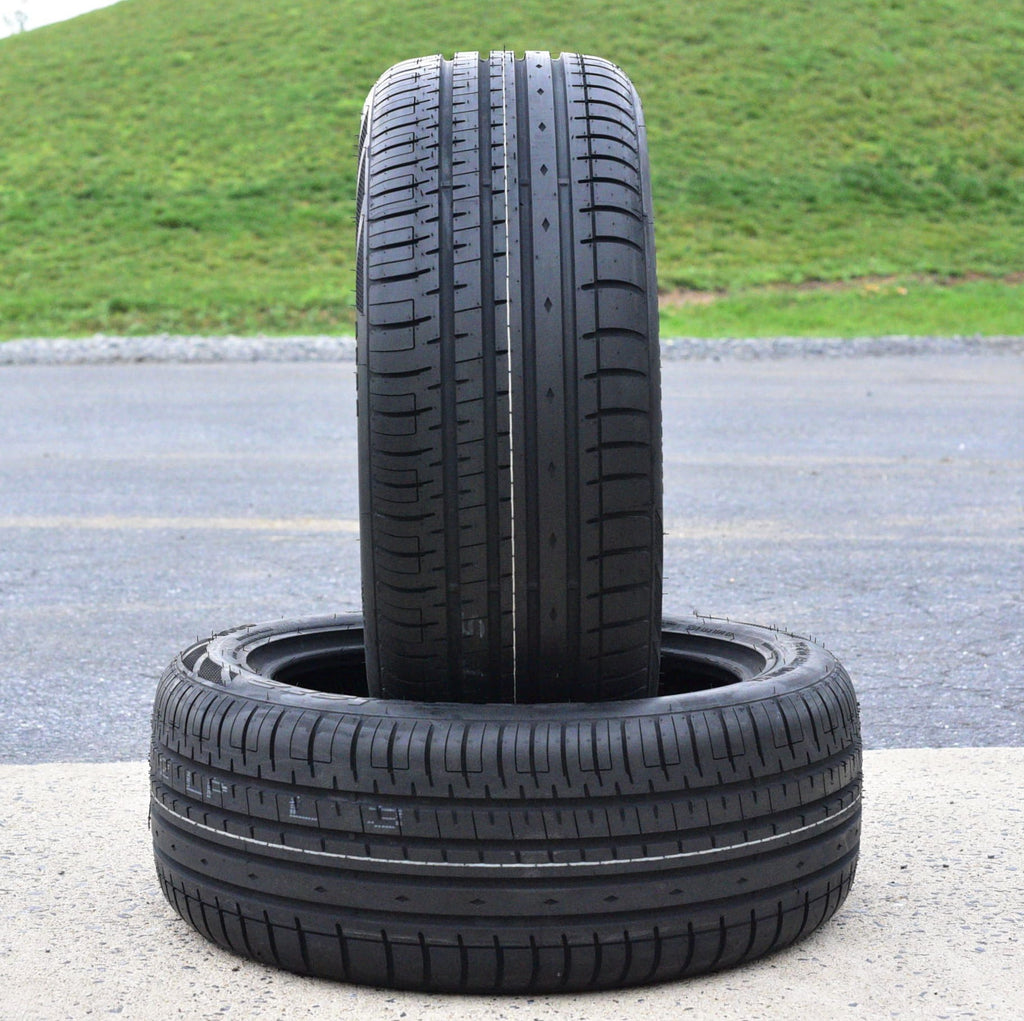 One set of 4(4)255/35R20 ZR 97Y XL A/S performance tires for: 2007-10 Mercedes-Benz S550 4Matic, 2017-18 Audi Q3 Technik