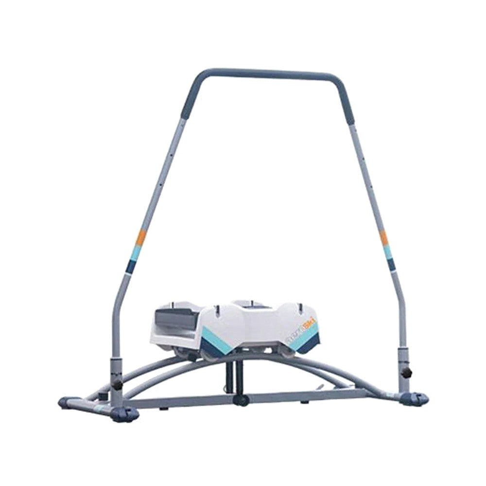 Aeroski 2.0 Ski Fitness Workout Machine with Recoil Spring Resistance Gray