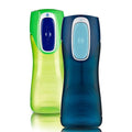 Contigo® Trekker Kids Water Bottle with AUTOSEAL® Lid, 14oz, 2-Pack - Granny Smith &amp; Nautical