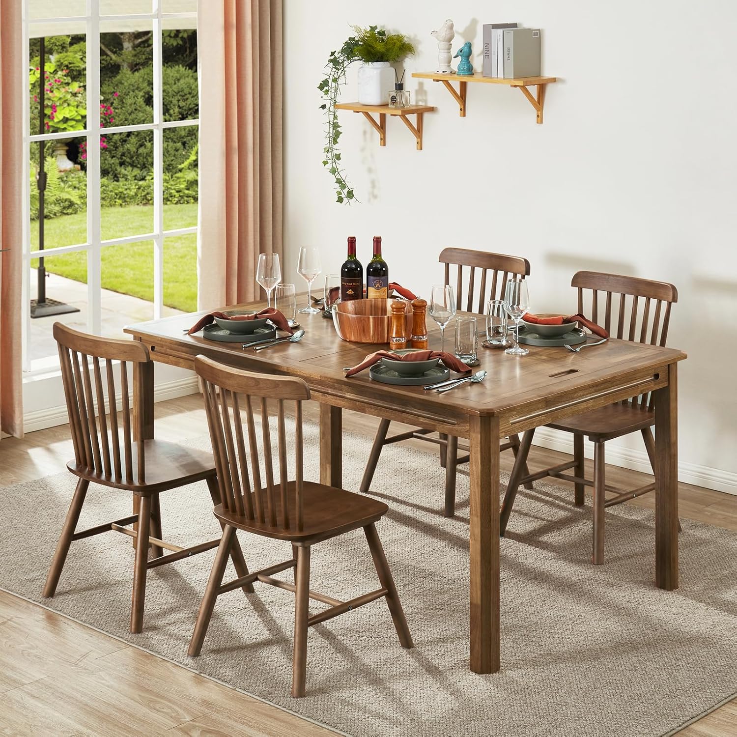Board Game Table with Removable Top, Seats 4–6, 57"x33" Play Area