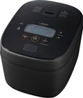 Induction Rice Cooker and Warmer, 5.5 Cup Capacity, Black, 9.25 x 12.25 x 7.88