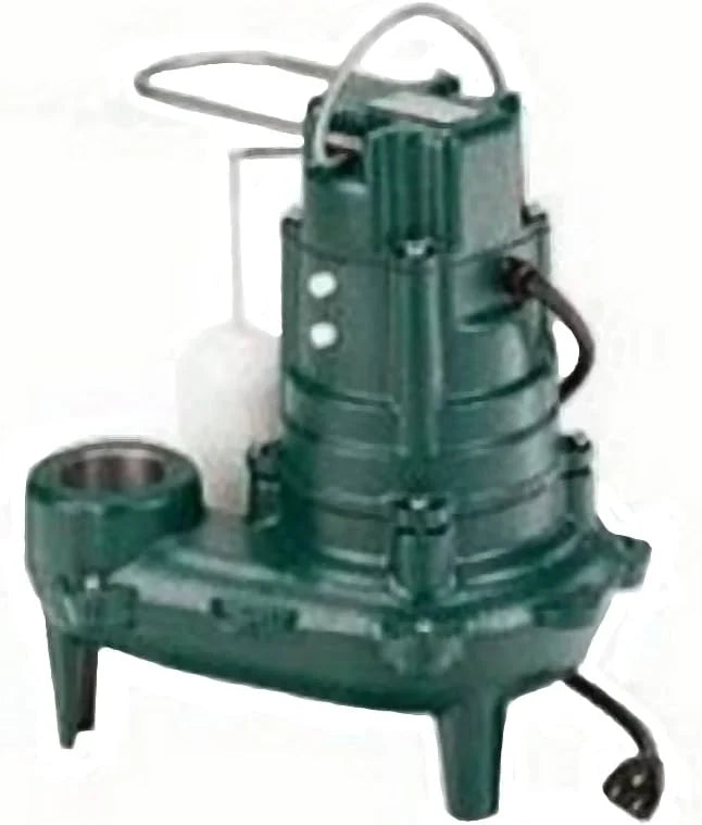 Waste-Mate 267-0001 Sewage Pump, 1/2 HP Automatic – Heavy-Duty Submersible Sewage, Effluent or Dewatering Pump