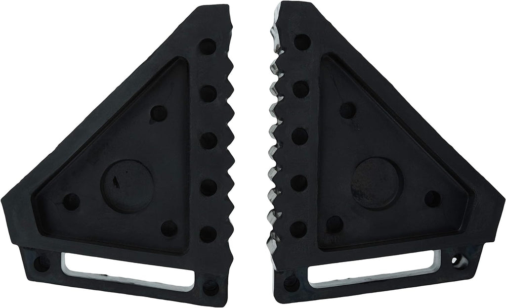 10-Ton Medium Height Pin Type Jack Stands, Pair, Red