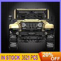 Technical Car Toys The Motorized Wrangler SUV Car Model Building Block Brick Kids Christmas Gift
