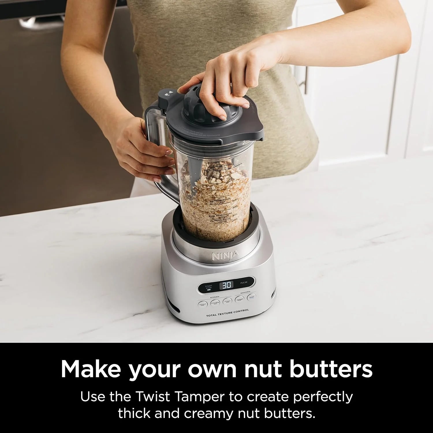 Ninja SS151 Twisti Blender Duo, High Speed 1600 WP Smoothie Nutrition Extractor