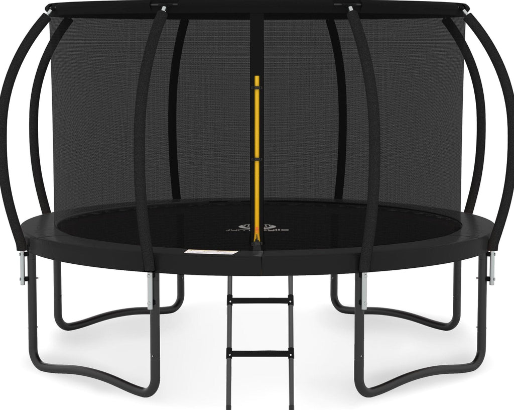 JUMPZYLLA 8FT Trampoline Outdoor with Enclosure for Kids