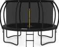 JUMPZYLLA 8FT Trampoline Outdoor with Enclosure for Kids